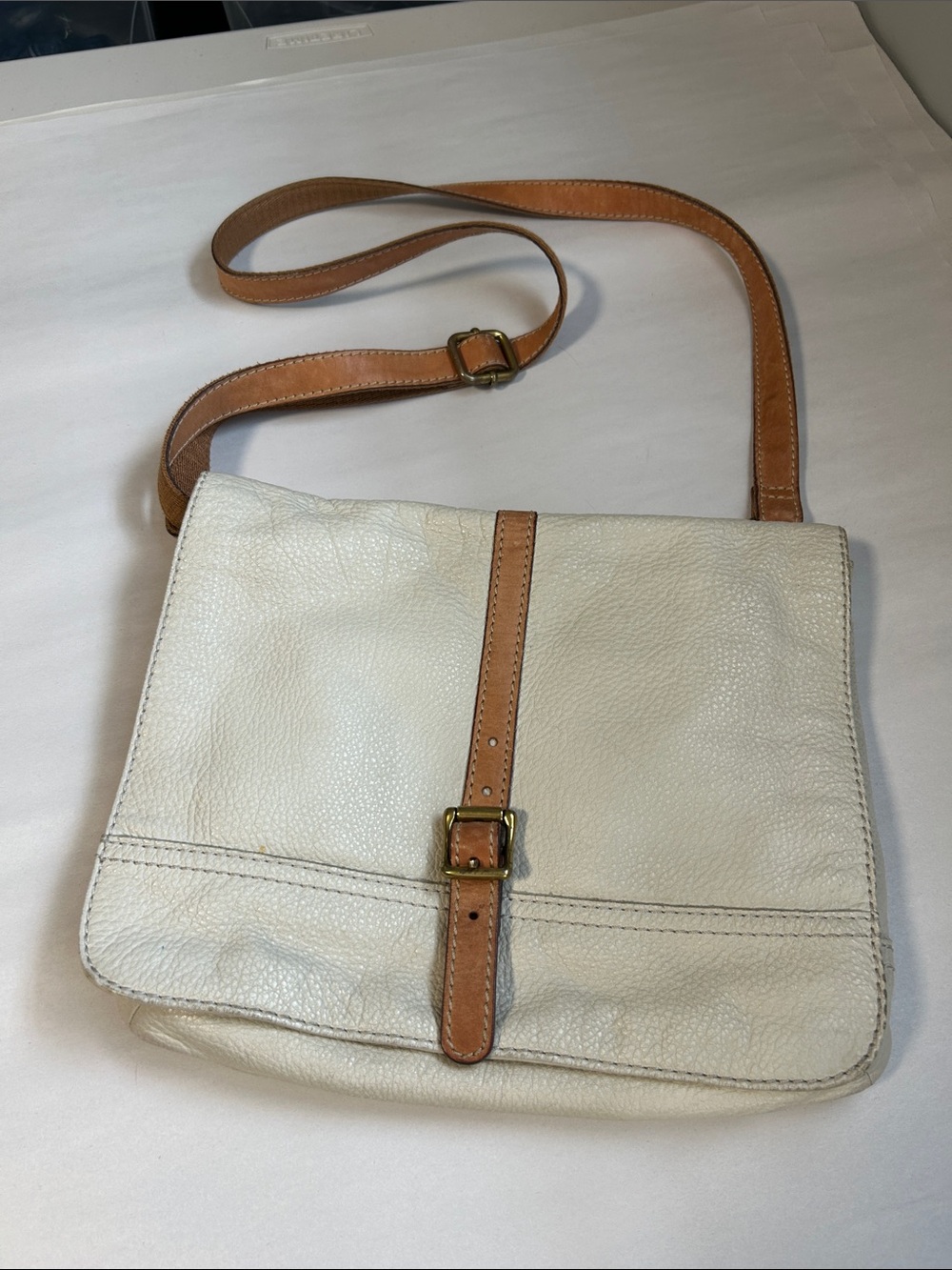 Fossil Leather Crossbody Bag